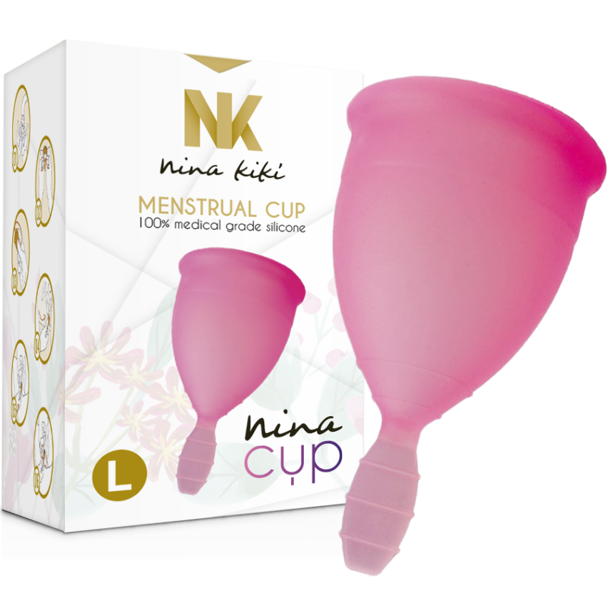 Nina KikÍ - Menstrual Cup Pink - Size L