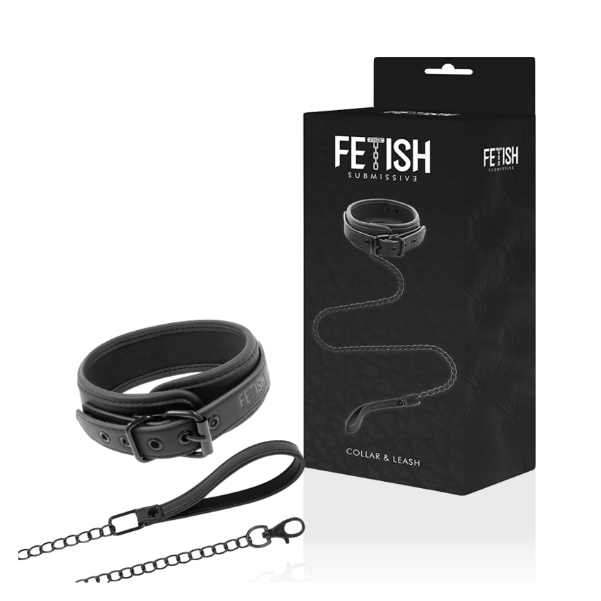 Fetish Submissive - Noprene Lining Chain Necklace