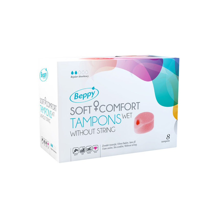 Beppy - Soft Comfort Tampons Wet 8 Units