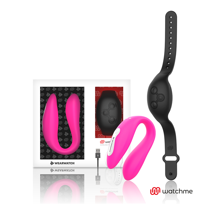Wearwatch - Watchme Dual Technology Vibrator Fuchsia/azabache