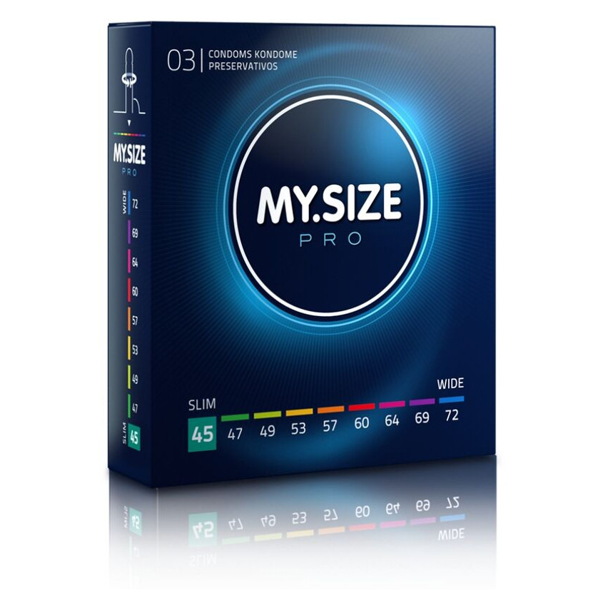 My Size - Pro Condoms 45 Mm 3 Units
