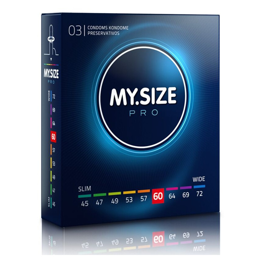 My Size - Pro Condoms 60 Mm 3 Units