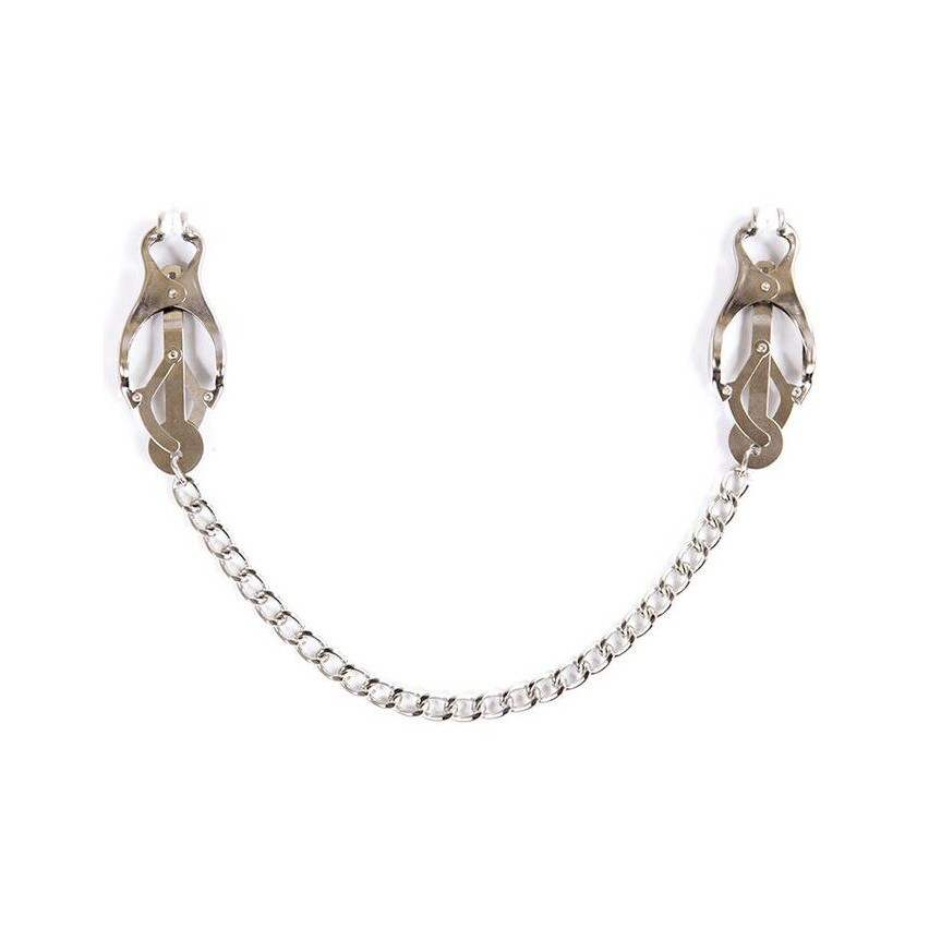Ohmama Fetish - Metal Clamps With Chain