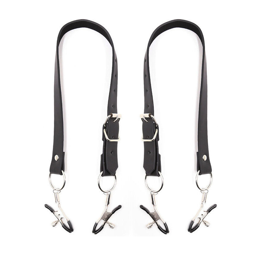 Ohmama Fetish - Clitoris Clamps With Leg Straps
