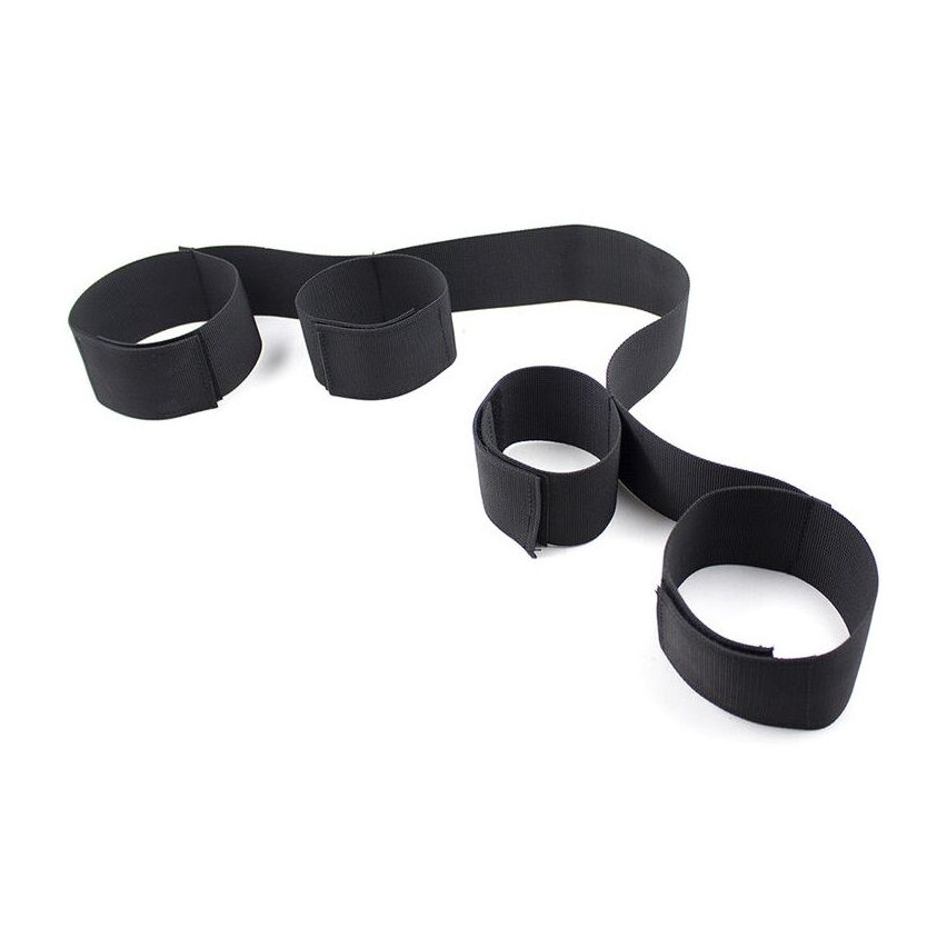 Ohmama Fetish - Spreader Soft Bar Full Nylon Wrist Restraints