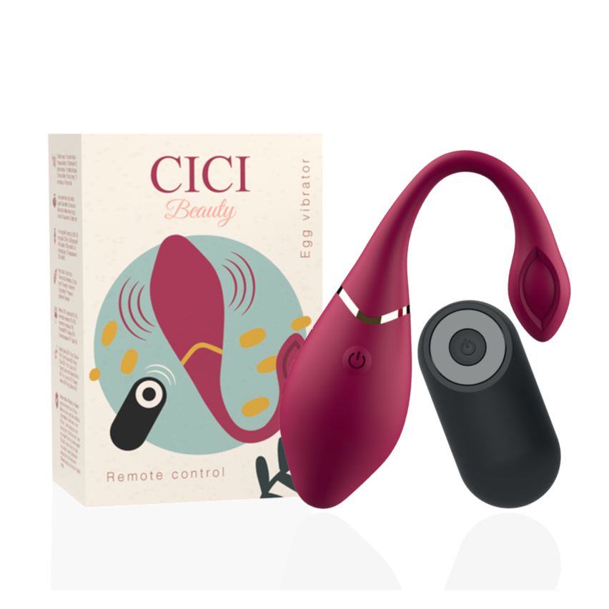 Cici Beauty - Premium Silicone Egg Vibrator Remote Control