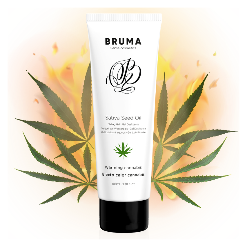 Bruma - Sativa Seed Oil Sliding Gel Warming Cannabis Flavor 100 Ml