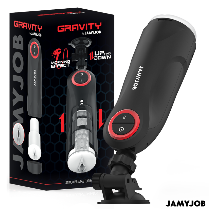 Jamyjob - Gravity Automatic Vagina Masturbator 5 Thrusting Modes And Sound Effect