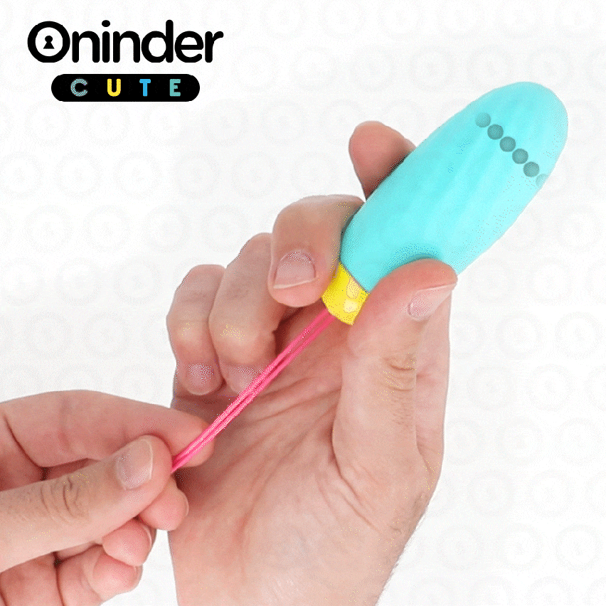 Oninder Cute - Love Pleasure Vibro-rotating Silicone Gem Egg - Free Worldwide App
