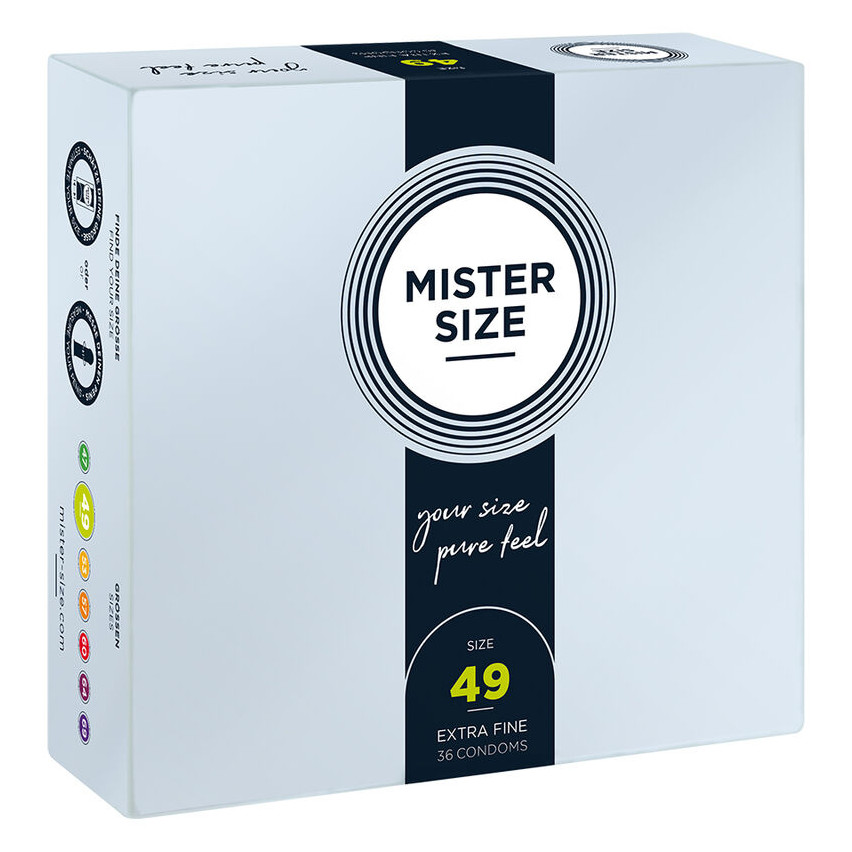 Mister Size - Condom Size S 49 Mm (36 Units)