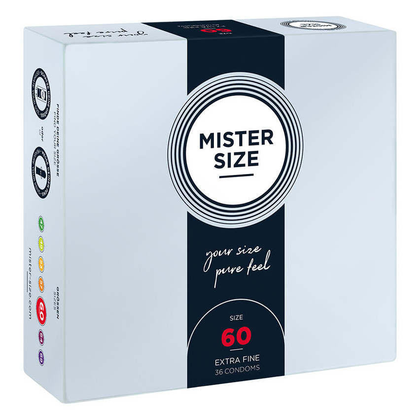 Mister Size - Condom Size Xl 60 Mm (36 Units)