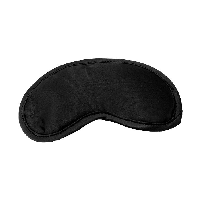 Sportsheets - Sex & Mischief Satin Blindfold Black