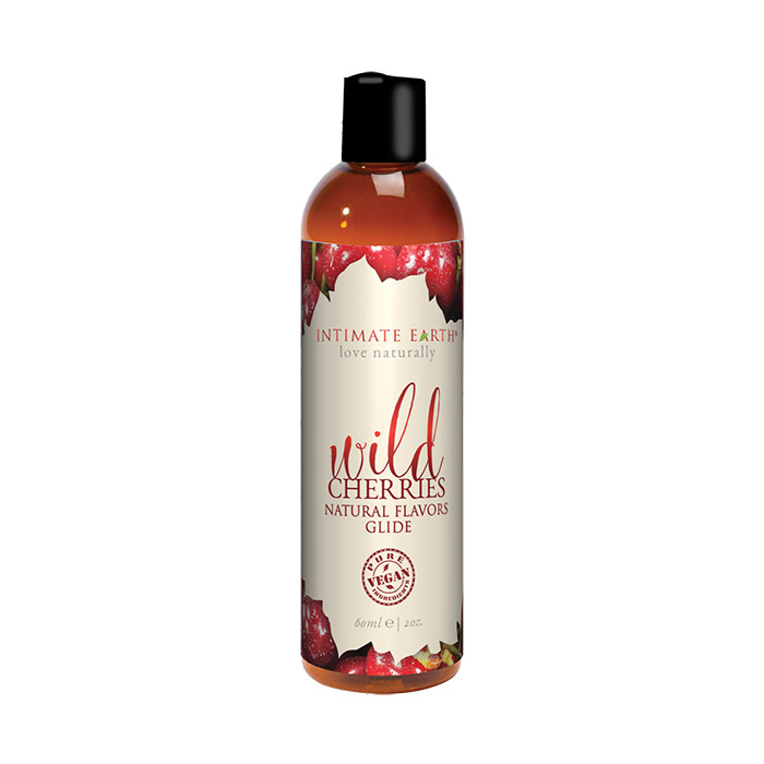 Intimate Earth - Natural Flavors Glide Wild Cherries 60 Ml