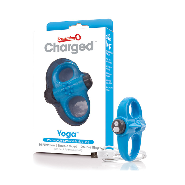 The Screaming O - Charged Yoga Vibe Ring Blue