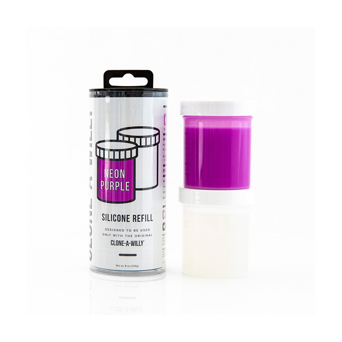 Clone-a-willy - Refill Neon Purple Silicone