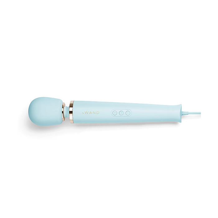 Le Wand - Powerful Plug-in Vibrating Massager Sky Blue