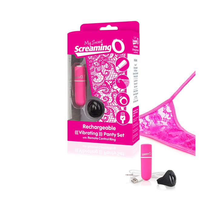 The Screaming O - Charged Remote Control Panty Vibe Pink