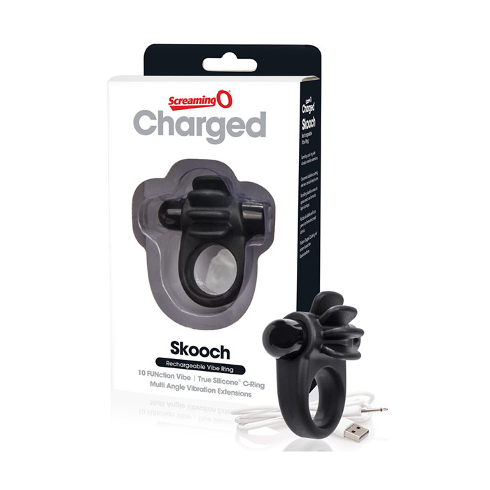 The Screaming O - Charged Skooch Ring Black