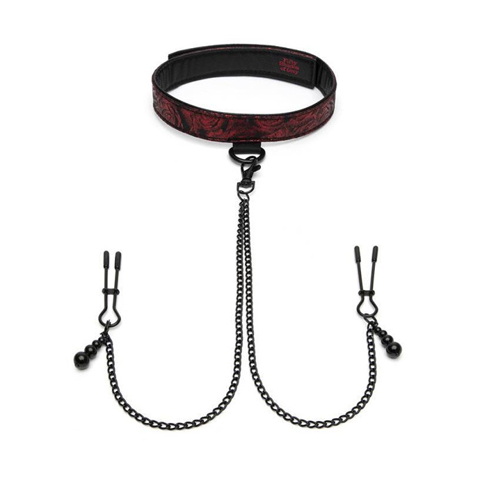 Fifty Shades Of Grey - Sweet Anticipation Collar Nipple Clamps