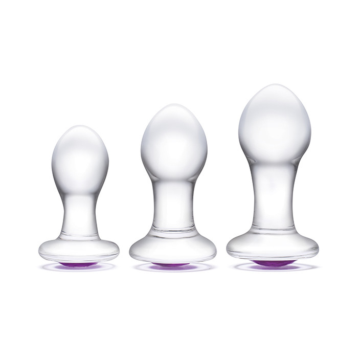 Glas - Bling Bling Glass 3 Pc Anal Training Kit