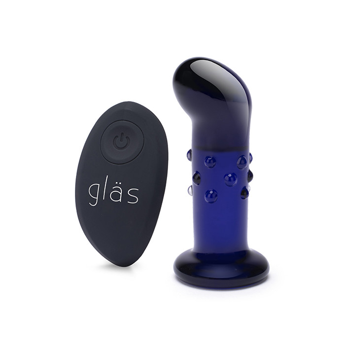 Glas - Rechargeable Remote Controlled Vibrating Dotted  G-sp