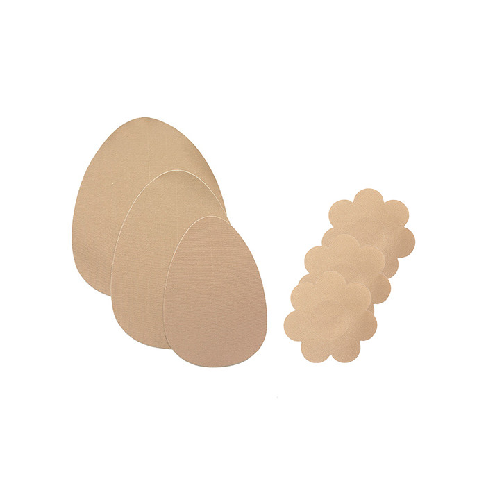 Bye Bra - Breast Lift Pads + Satin Nipple Covers F-h Nude