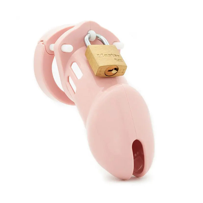 Cb-x - Cb-6000 Chastity Cock Cage Pink 35 Mm