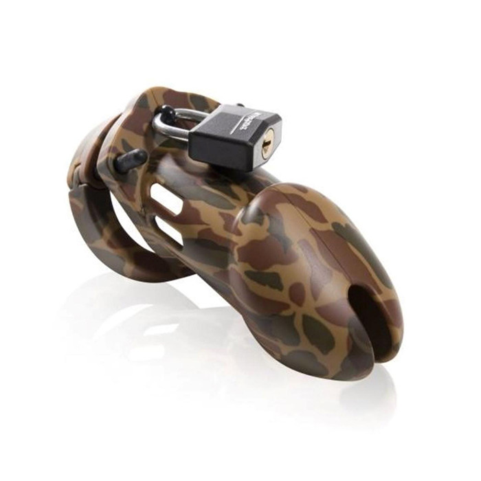 Cb-x - Cb-6000s Chastity Cock Cage Camouflage 35 Mm