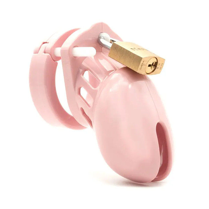 Cb-x - Cb-6000s Chastity Cock Cage Pink 35 Mm