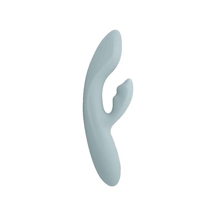 Svakom - Chika App-controlled Warming G-spot And Clitoris Vibrator Turquoise Grey