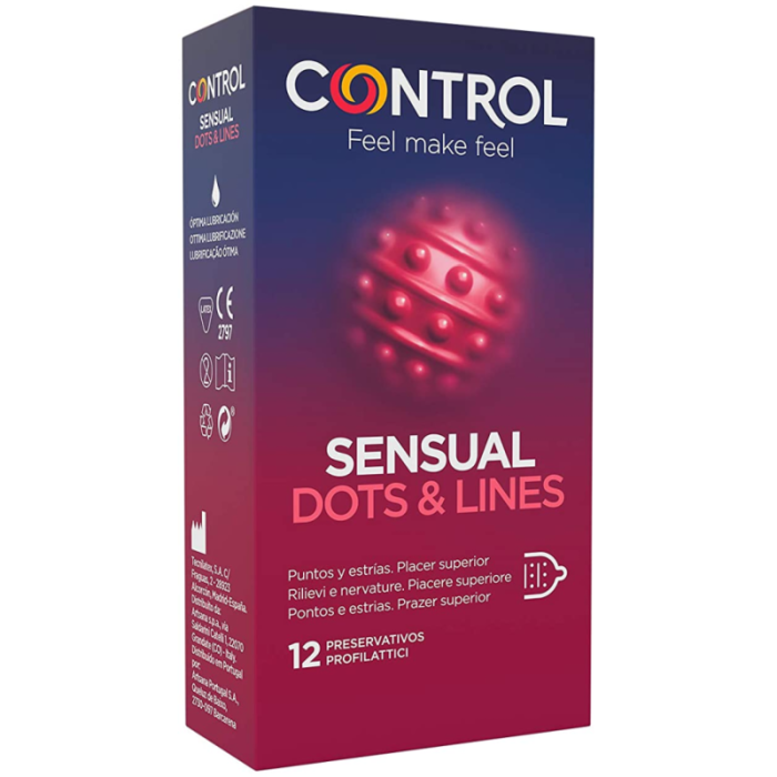 Control Sensual Dots & Lines 12 Units