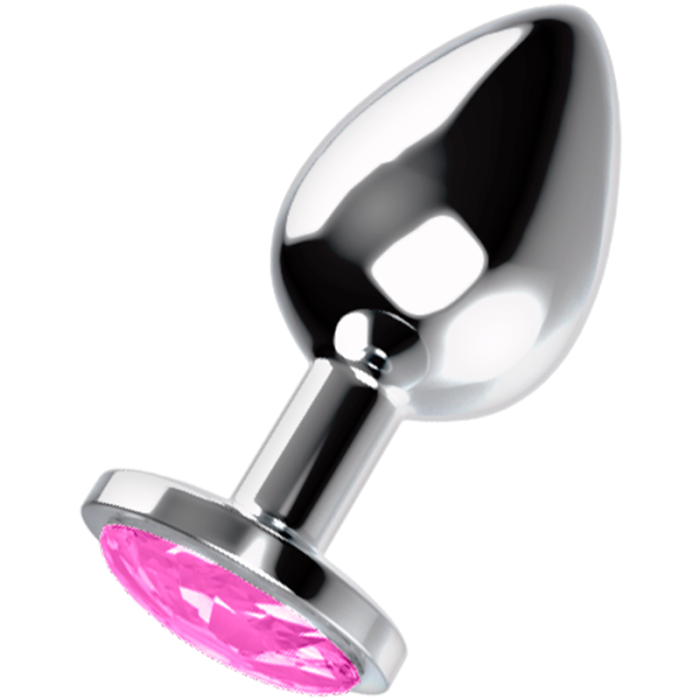Ohmama - Anal Plug With Pink Crystal S
