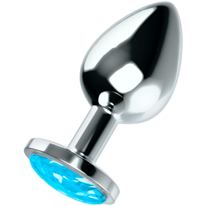 Ohmama - Anal Plug With Blue Crystal S