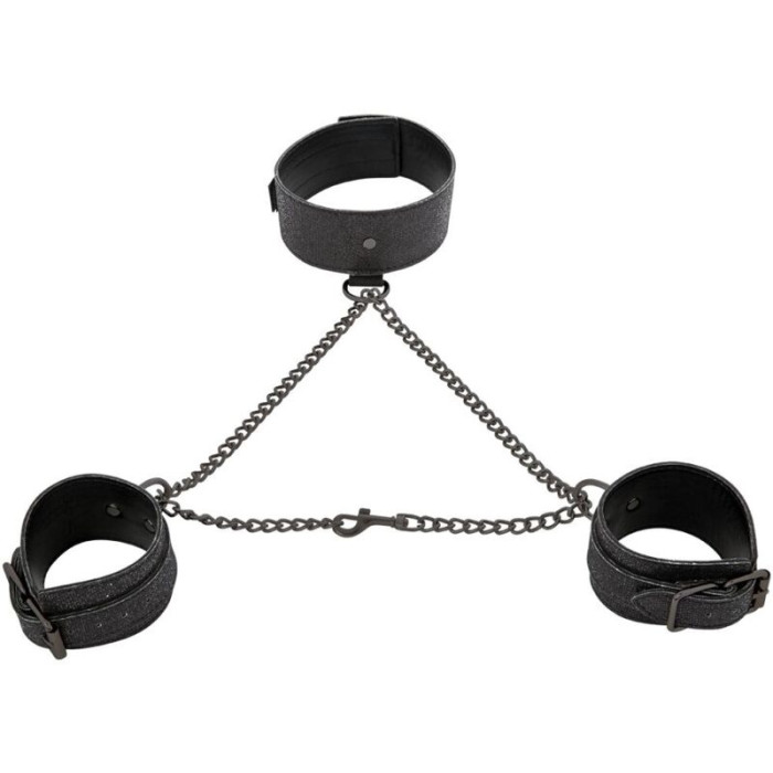 Sex & Michief - Shadow Sparkle Collar And Cuffs