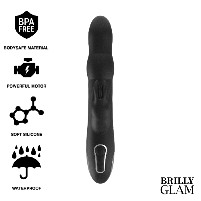Brilly Glam- Moebius Rabbit Vibrator & Rotator Compatible With Watchme Wireless Technology