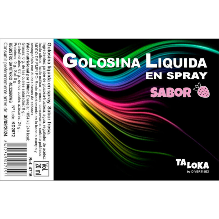 TALOKA - LIQUID STRAWBERRY CANDY SPRAY