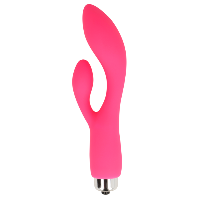 Ohmama - Vibrator With Rabbit 12.5 Cm Pink
