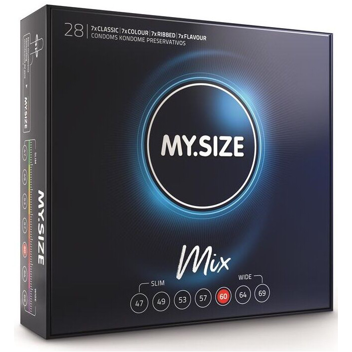 My Size - Mix Condoms 60 Mm 28 Units