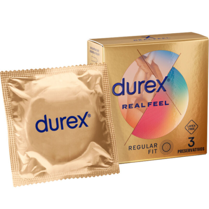 DUREX REAL FEEL CONDOMS 3 UDS