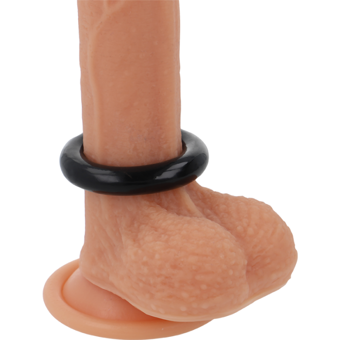 Powering - Super Flexible And Resistant Penis Ring 4.5cm Black