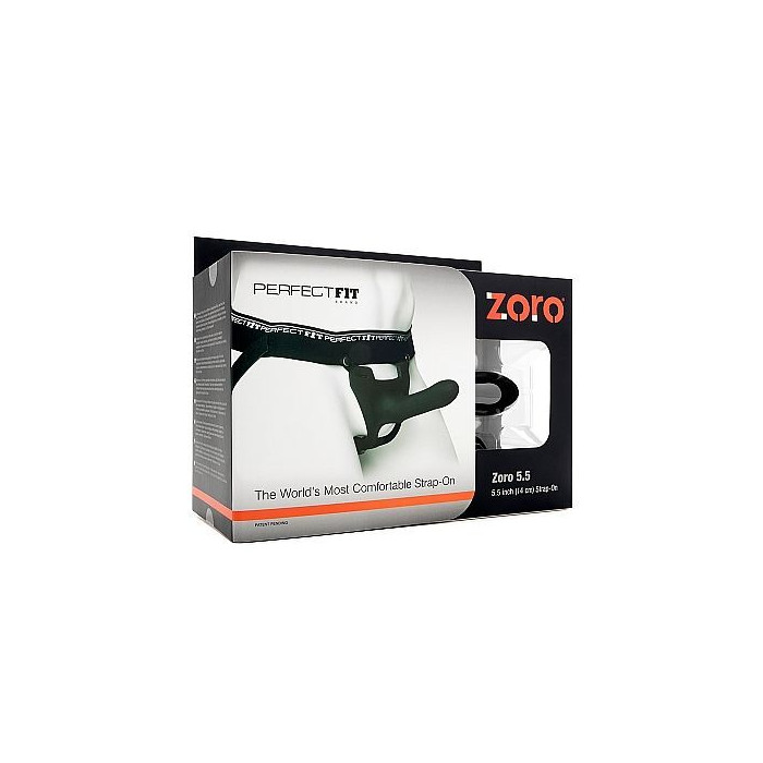 Perfect Fit Brand - Zoro Strap On 5.5 W S/m Waistband Black
