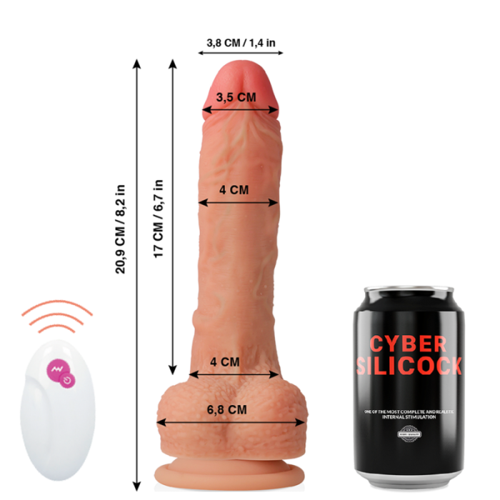 Cyber Silicock - Remote Control Realistic Master Huck 20.9 Cm -o- 4 Cm