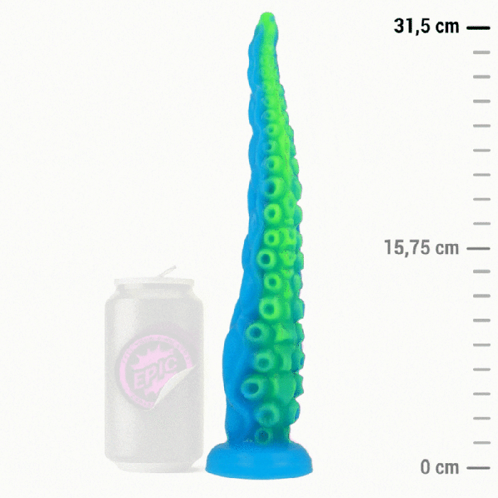 Epic - Scylla Fluorescent Thin Tentacle Dildo Large Size
