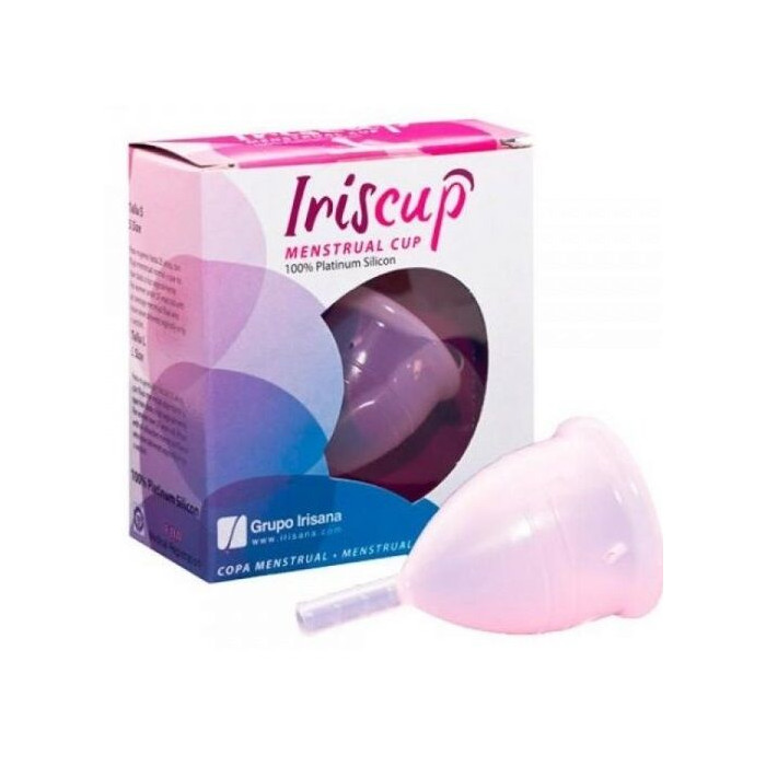 Iriscup - Large Pink Month Cup + Free Sterilizer Bag