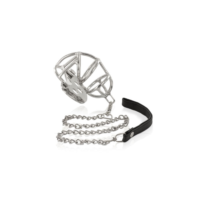 Metal Hard - Metal Chastity Ring With Strap