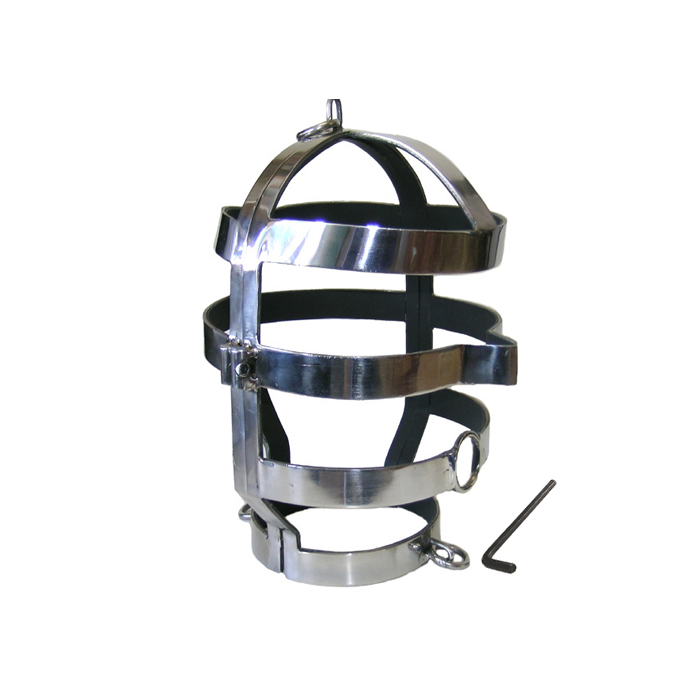 Metal Hard - Mask With Steel Necklace