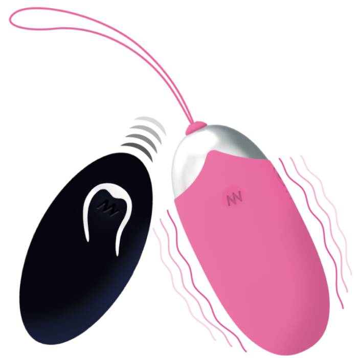Intense - Flippy Ii  Vibrating Egg With Remote Control Pink