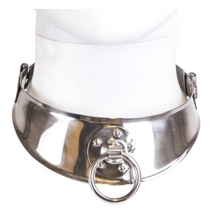 Metal Hard - Restraint Collar With Ring