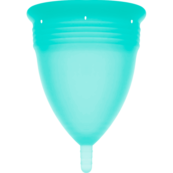 Stercup - Fda Silicone Menstrual Cup Size L Aquamarine
