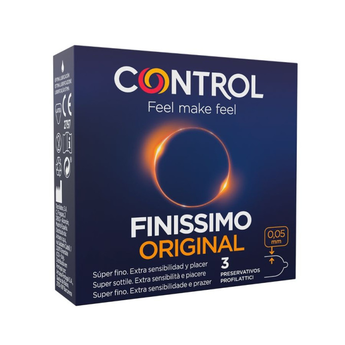 CONTROL FINISSIMO CONDOMS 3 UNITS